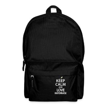 Love mayonnaise spice gift - Backpack - black - Front