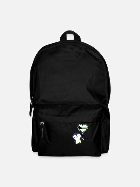 Pinguin Ballon Demiromantic Pride - Rucksack - Schwarz