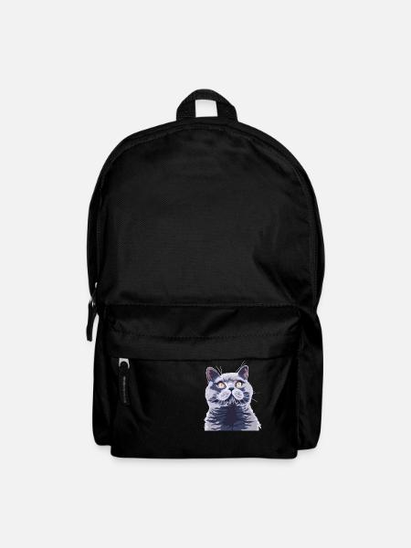 Britische kurzhaar Katze - Rucksack - Schwarz