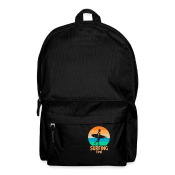 Temps de surf - Sac à dos - noir - Devant