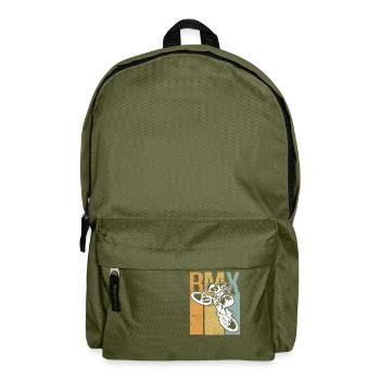 BMX Geschenk Kinder Fahrrad MTB - Rucksack - Olivgrün - Vorne