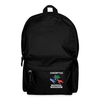ZUKÜNFTIGE MEERES BIOLOGIN - Rucksack - Schwarz - Vorne