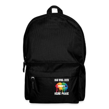 LGBTQ Pride Regenbogen War Wohl Doch Keine Phase - Rucksack - Schwarz - Vorne