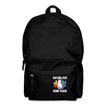 LGBTQ Pride Regenbogen War Wohl Doch Keine Phase - Rucksack - Schwarz - Vorne