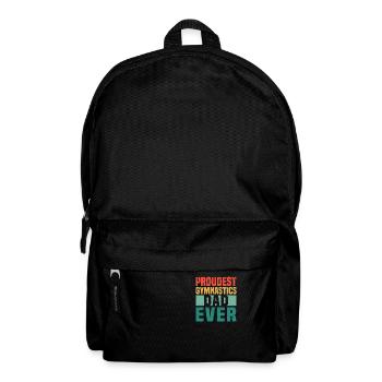 Le plus fier de la gymnastique père de tous les temps Drôle de père - Sac à dos - noir - Devant