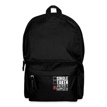 My Lovely Hamster Cute Hamster Pet Owners Ges - Backpack - black - Front