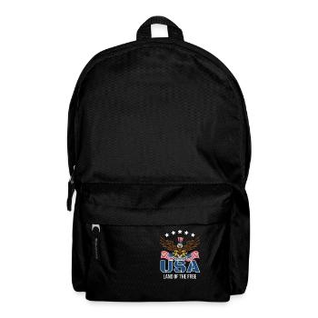 U.S. Land of the Free - Backpack - black - Front