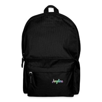 ANGELINA Rainbow Cursive Minimaliste - Sac à dos - noir - Devant