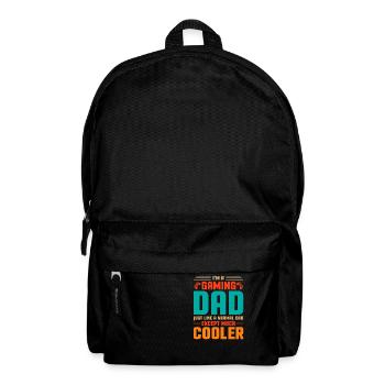 Gaming-Papa - Rucksack - Schwarz - Vorne