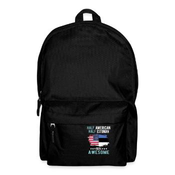 Half American Half Estonian - Backpack - black - Front
