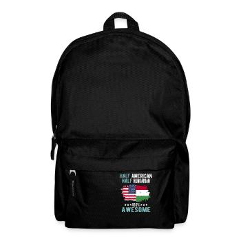 Halb Amerikaner Halb Ungar - Rucksack - Schwarz - Vorne
