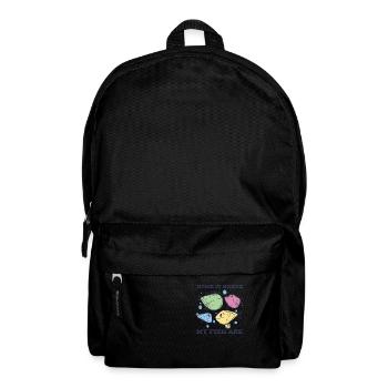 Aquarium Fische Fischzüchter Fische Prachtguppy - Rucksack - Schwarz - Vorne