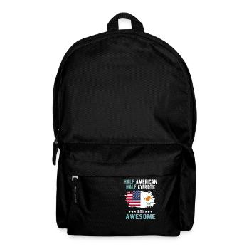 Half American Half Cypriot - Backpack - black - Front