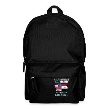 Half American Half Iraki - Backpack - black - Front