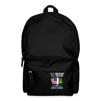 Half American Half Pakistani - Backpack - black - Front