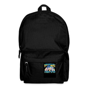 Quand le camping appelle, je dois y aller - Camping Nature - Sac à dos - noir - Devant