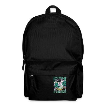 Extrem Camping is In Tents - Camping Camping Nature - Backpack - black - Front