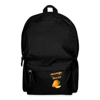 mangolover mangeur de mangue fruit été soleil - Sac à dos - noir - Devant