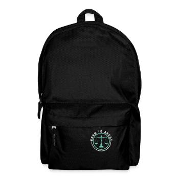 Né pour être avocat - Sac à dos - noir - Devant