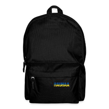Rauhaa Frieden Ukraine Finnland - Rucksack - Schwarz - Vorne