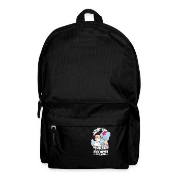 Imagine A Life Without Nurses Now Slap Yourself An - Rucksack - Schwarz - Vorne