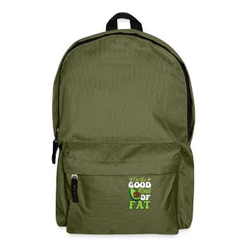 Avocado The Good Kind Of Fat - Backpack - olive green - Front
