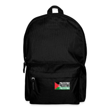Palästina Geschenk Free Palestine Gaza Streifen - Rucksack - Schwarz - Vorne