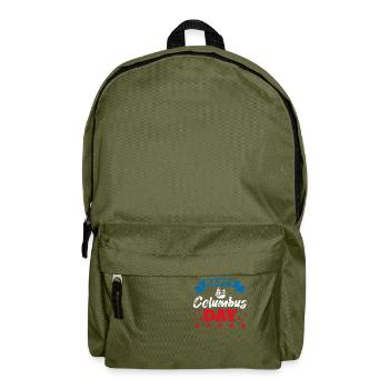 Christopher Columbus - Rucksack - Olivgrün - Vorne