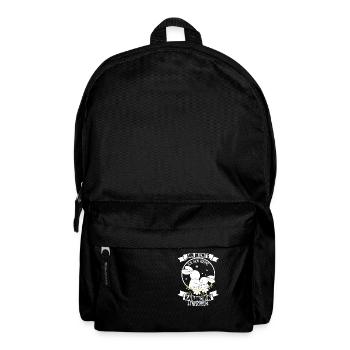Mir reichts ich geh zu meinen Kaninchen Hasen Gesc - Rucksack - Schwarz - Vorne