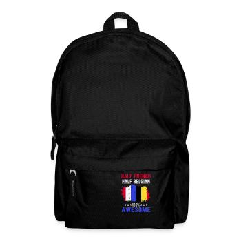 Half French Half Belgian - Backpack - black - Front