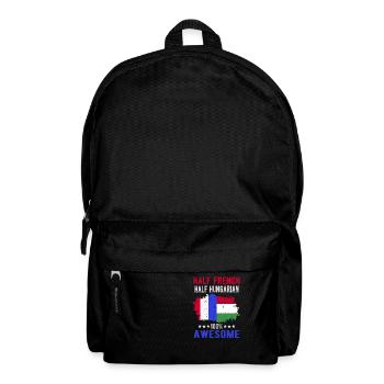 Halb Franzose Halb Ungar - Rucksack - Schwarz - Vorne