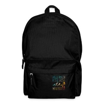 Mir reichts ich geh Wandern Geschenke für Wanderer - Rucksack - Schwarz - Vorne