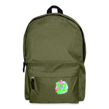 32 Number of blobs - Backpack - olive green - Front