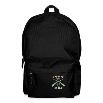 I Hunt to Burn Off The Crazy - Rucksack - Schwarz - Vorne