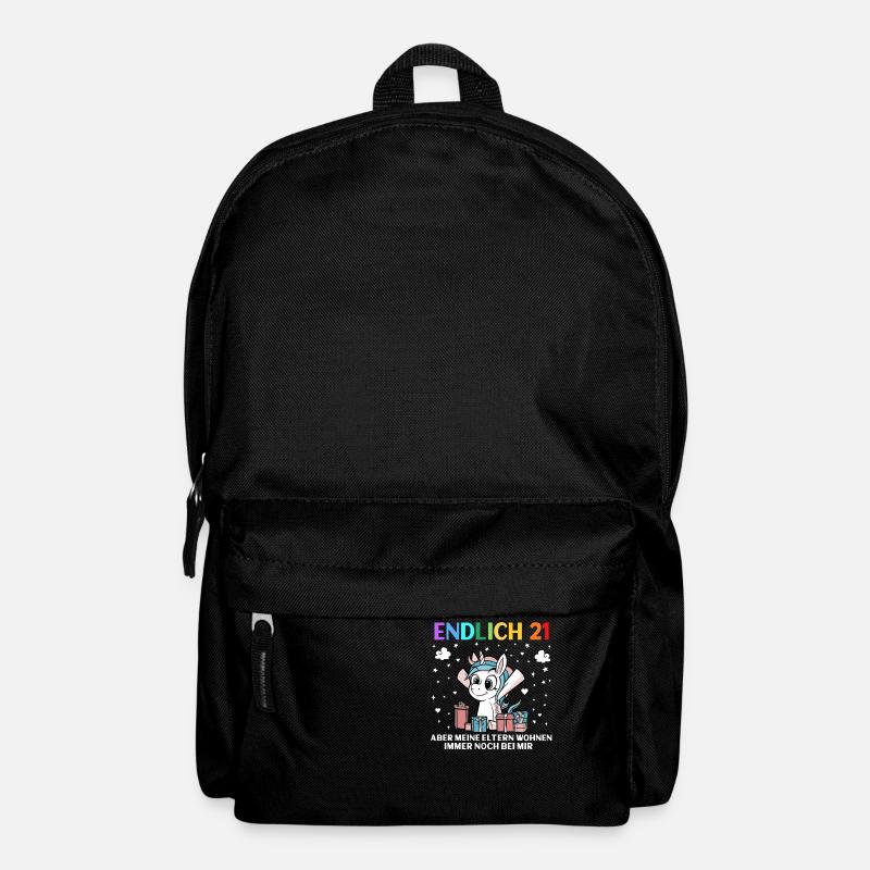 Endlich 21 Meine Eltern Wohnen Immer Noch Bei Mir - Rucksack - Schwarz