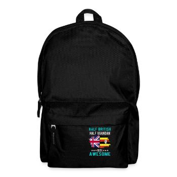 Half British Half Ugandan - Backpack - black - Front