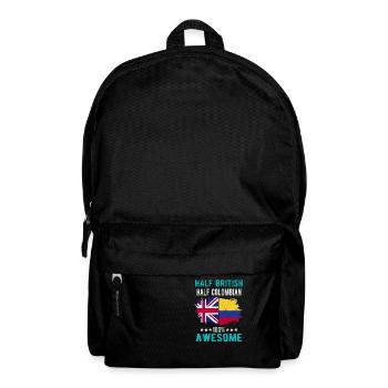 Moitié britannique moitié colombien - Sac à dos - noir - Devant
