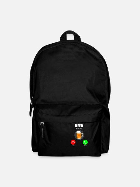 Bier ruft / Beer Is Calling - Rucksack - Schwarz