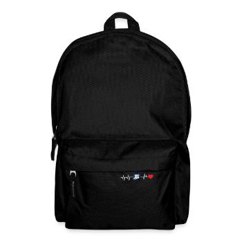 Connecticut heartbeat gift - Backpack - black - Front