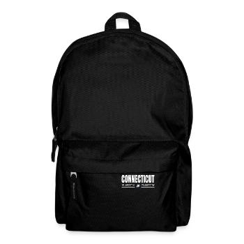 Connecticut travel gift - Backpack - black - Front