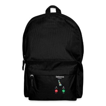 Reisendes Delaware geschenk - Rucksack - Schwarz - Vorne