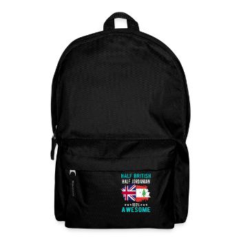 Moitié britannique moitié jordanien - Sac à dos - noir - Devant