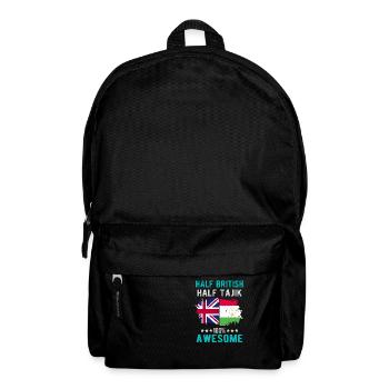 Half British Half Tajik - Backpack - black - Front