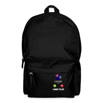 Montserrat calls to Lusiger flags saying - Backpack - black - Front