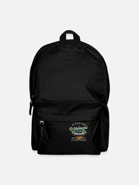 Ja das ist mein Wohnmobil - Rucksack - Schwarz