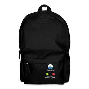 San Marino ruft an Lusiger Flaggen Spruch - Rucksack - Schwarz - Vorne