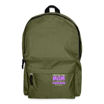 I Have Two Titles Mom And Grandma And I Rock Both - Sac à dos - vert olive - Devant