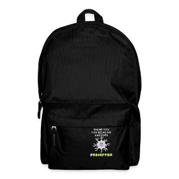 Funny Pun Receptor Infirmière précepteur merci cadeaux - Sac à dos - noir - Devant