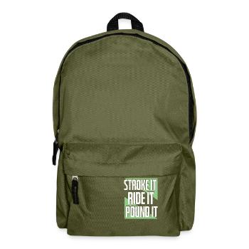 It Ride It Pound It Triathlon - Backpack - olive green - Front