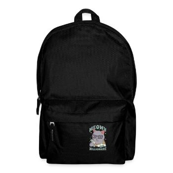 Meowy Millionaire Money Cat Lover - Rucksack - Schwarz - Vorne
